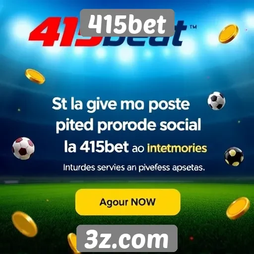 415bet oferece promoções para novos usuários