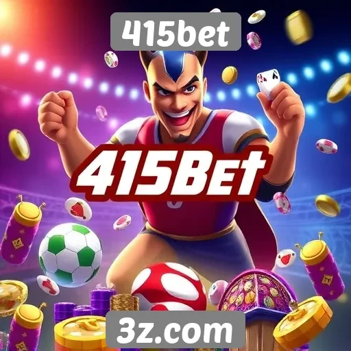 Variedade de jogos disponíveis na 415bet